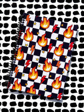 Load image into Gallery viewer, RTS - A5 1.0 Hardcover Spiral - Flame Checkers