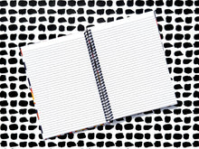Load image into Gallery viewer, RTS - A5 1.0 Hardcover Spiral - Flame Checkers