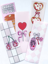 Load image into Gallery viewer, RTS - Fidget Bookmark 5pc SET - Punny Valentine's Day