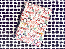 Load image into Gallery viewer, RTS - A5 Sparkly Hardcover Spiral - Showy Girl