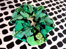 Load image into Gallery viewer, RTS - Scrunchie - Shamrocks