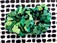 Load image into Gallery viewer, RTS - Scrunchie - Shamrocks