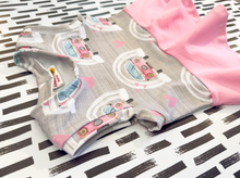 Load image into Gallery viewer, RTS - 3T Tank Peplum - Rainbow&amp;Buses